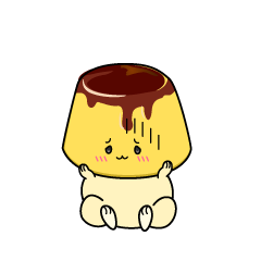 絶望する小ちゃなプリン