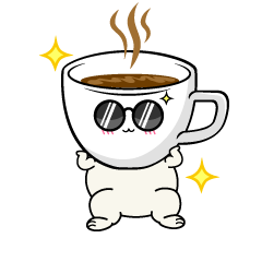 かっこいい小ちゃなカップコーヒー