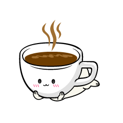 じっと見る小ちゃなカップコーヒー