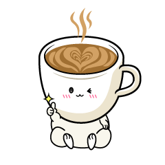 いいねする小ちゃなカフェラテ