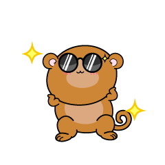 かっこいい小ちゃなサル