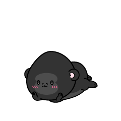 じっと見る小ちゃなゴリラ