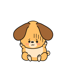 絶望する小ちゃな垂れ耳の犬