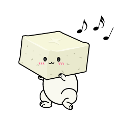 踊る小ちゃな豆腐