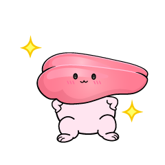 自信満々な小ちゃなたらこ