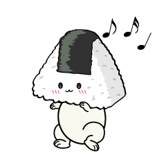 踊る小ちゃなおにぎり