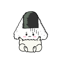 絶望する小ちゃなおにぎり
