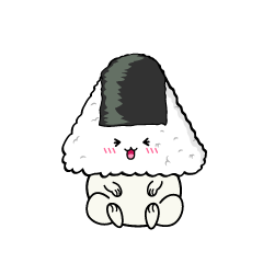 笑う小ちゃなおにぎり