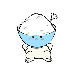 怒る小ちゃなご飯