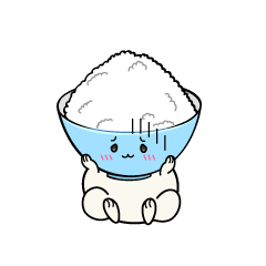 絶望する小ちゃなご飯