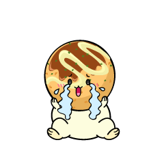 大泣きする小ちゃなたこ焼き