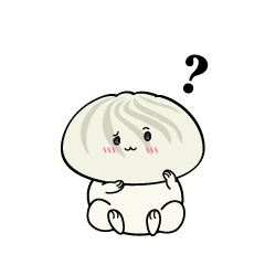 考える小ちゃな肉まん