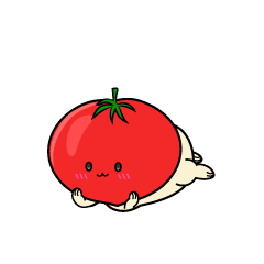 じっと見る小ちゃなトマト