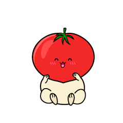 笑顔の小ちゃなトマト