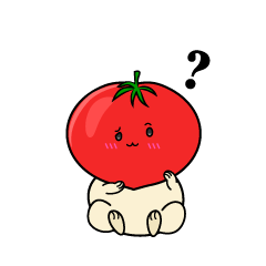 考える小ちゃなトマト