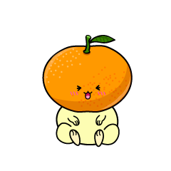 笑う小ちゃなみかん