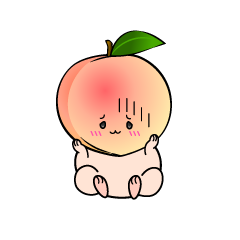 絶望する小ちゃな桃