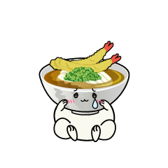 悲しい小ちゃな天ぷらうどん